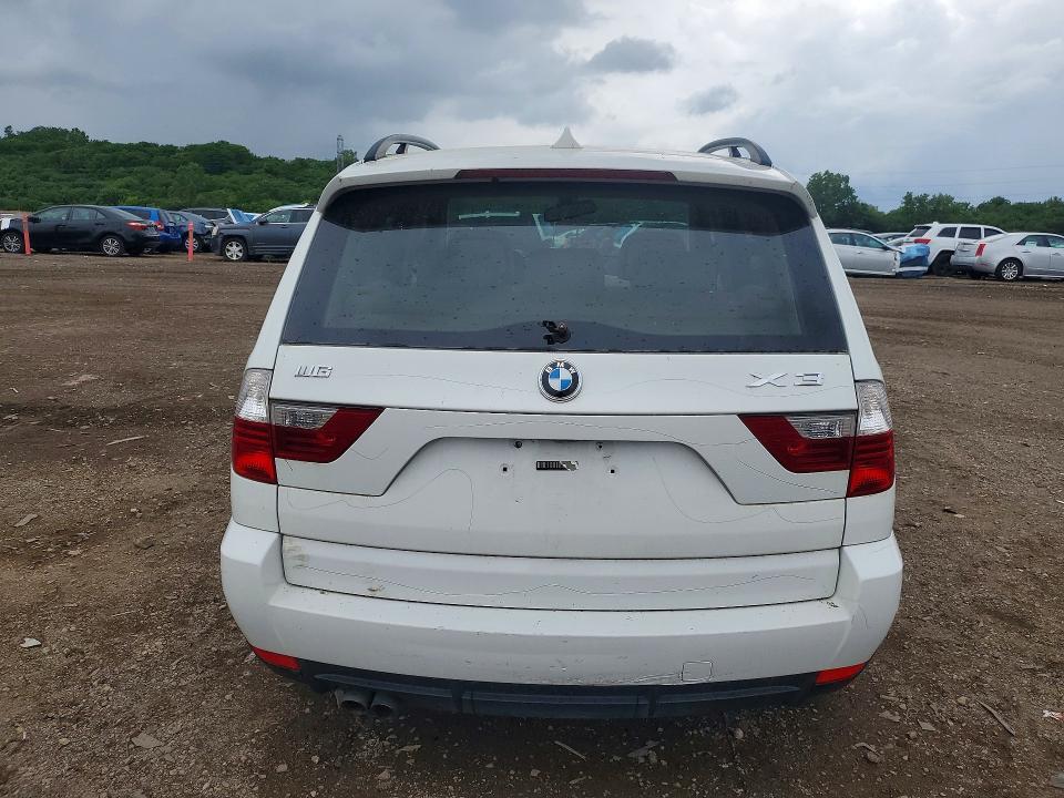 2010 BMW X3 VIN WBXPC9C4XAWJ36159 COPART salvage auction — VANDALISM, IL - SALVAGE CERTIFICATE, sold $225 on 2026-07-10 (photo 6)
