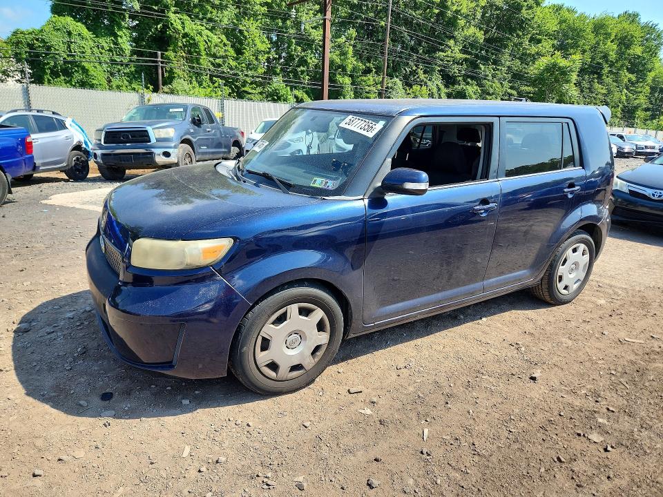 2008 Toyota Scion VIN JTLKE50E281040108 COPART salvage auction — ALL OVER, Pa - Cert Of Salv-R=Reconstructed, sold $400 on 2026-07-06 (photo 1)