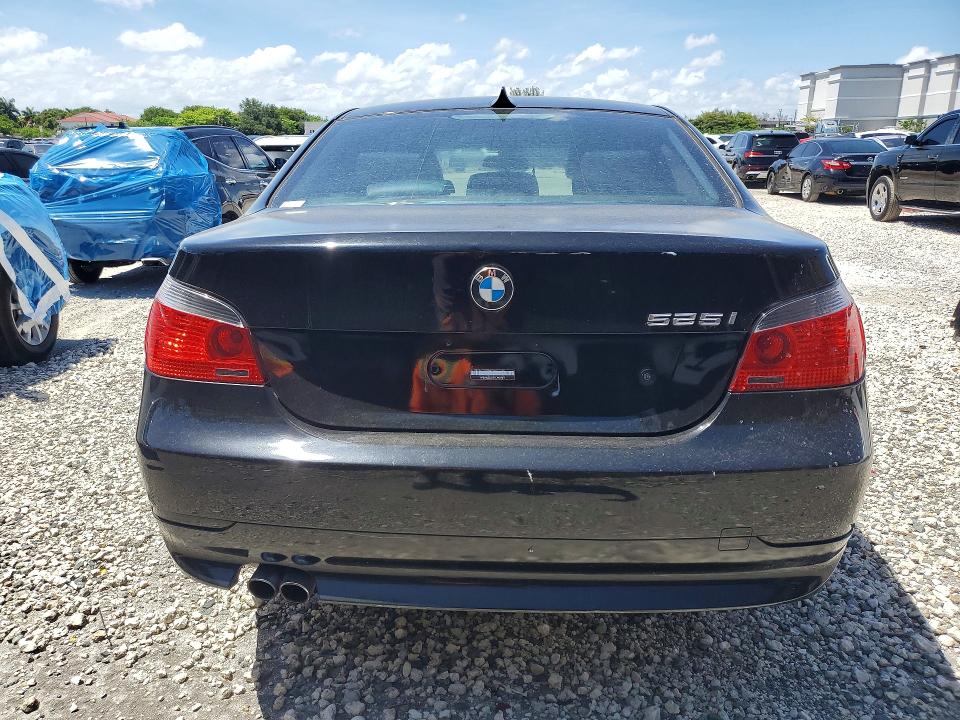 2007 BMW 5 series VIN WBANE53557CW67812 COPART salvage auction — MECHANICAL, Fl - Certificate Of Title, sold $400 on 2026-07-02 (photo 6)