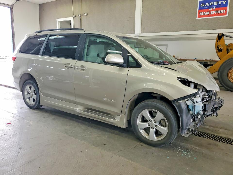 2015 Toyota Sienna VIN 5TDKK3DC8FS627771 COPART salvage auction — FRONT END, Wa - Bill Of Sale, sold $6,600 on 2026-07-31 (photo 4)