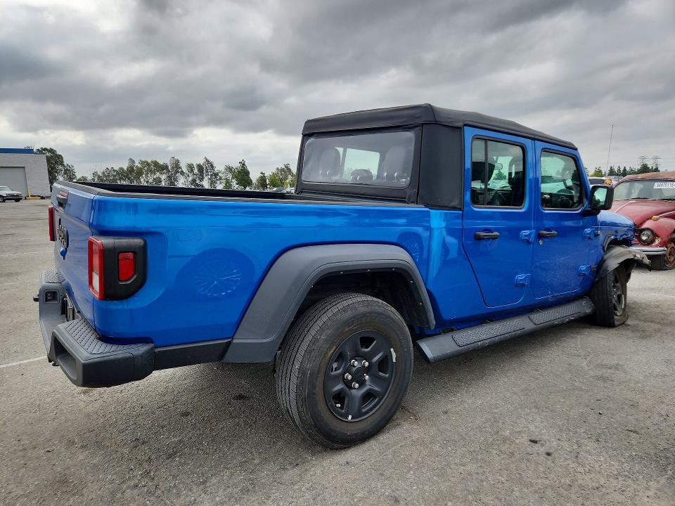 2023 Jeep Gladiator VIN 1C6HJTAG6PL559601 COPART salvage auction — FRONT END, CA - SALVAGE CERTIFICATE, sold $5,700 on 2026-08-25 (photo 3)