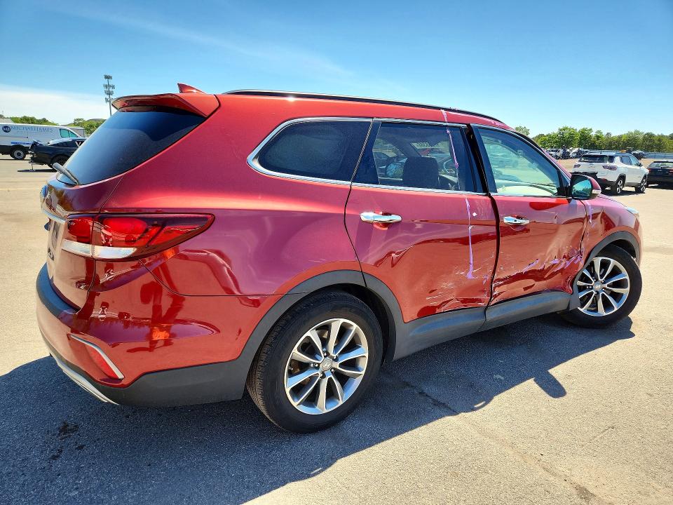 2017 Hyundai Santa fe VIN KM8SN4HF7HU235358 COPART salvage auction — SIDE, NY - MV-907A SALVAGE CERTIFICATE, sold $1,850 on 2026-07-20 (photo 3)