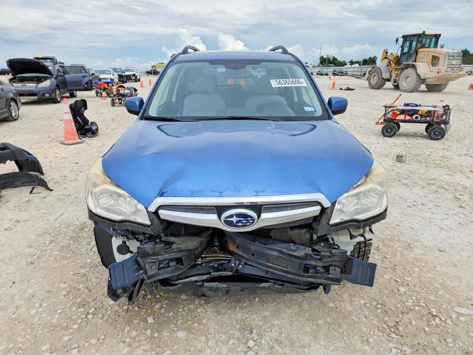 2015 Subaru Forester VIN JF2SJAGC5FH556845 COPART salvage auction — FRONT END, TX - SALVAGE VEHICLE TITLE, sold $550 on 2026-07-16 (photo 5)