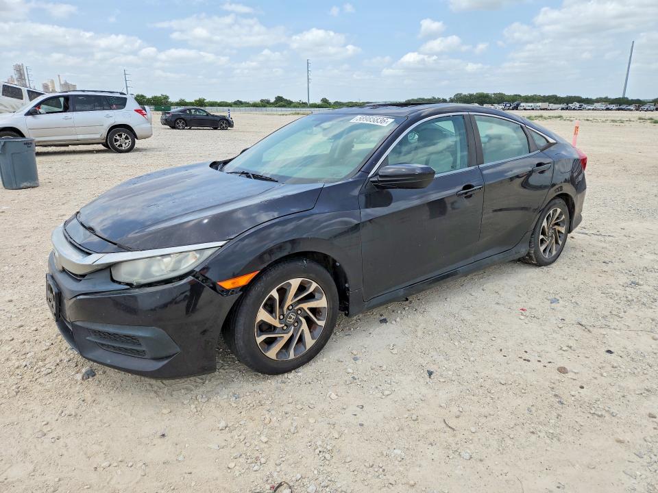 2018 Honda Civic VIN 2HGFC2F72JH553491 COPART salvage auction — FRONT END, Tx - Certificate Of Title, sold $1,500 on 2026-07-02 (photo 1)