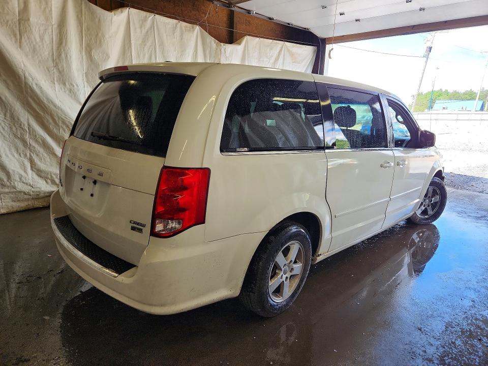 2012 Dodge Caravan VIN 2C4RDGDG4CR109454 COPART salvage auction — FRONT END, Oh - Cert Of Title-Salvage, sold $350 on 2026-07-30 (photo 3)