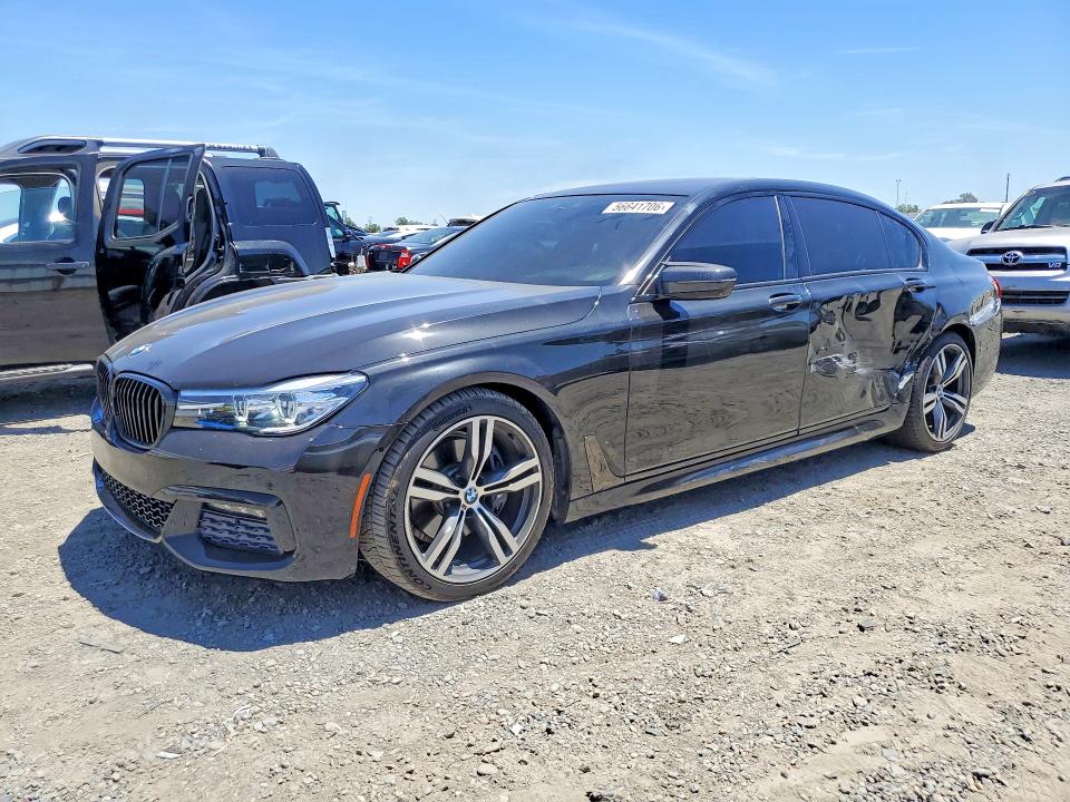 2016 BMW 7 series VIN WBA7E2C58GG547440 COPART salvage auction — SIDE, CA - SALVAGE CERTIFICATE, sold $8,800 on 2026-07-21 (photo 1)