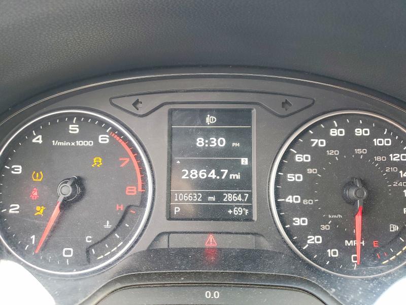 2015 Audi A3 VIN WAUACGFF6F1035304 COPART salvage auction — SIDE, UT - SALVAGE CERTIFICATE, sold $1,200 on 2026-07-31 (photo 9)