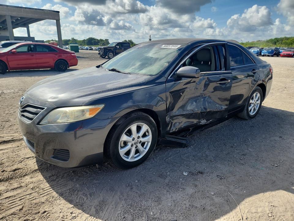 2010 Toyota Camry VIN 4T1BF3EKXAU561573 COPART salvage auction — SIDE, Fl - Cert Of Title Slvg Rebuildable, sold $950 on 2026-07-02 (photo 1)