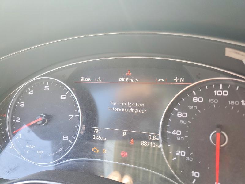 2018 Audi A6 VIN WAUF8AFCXJN102272 COPART salvage auction — FRONT END, CA - DIS/DLR/EXP ONLY CLEAN TITLE, sold $2,950 on 2026-07-27 (photo 9)