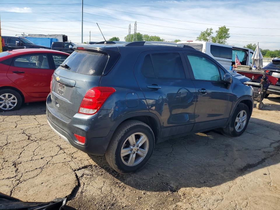 2021 Chevrolet Trax VIN KL7CJPSB1MB344123 COPART salvage auction — FRONT END, Oh - Cert Of Title-Salvage, sold $300 on 2026-07-28 (photo 3)