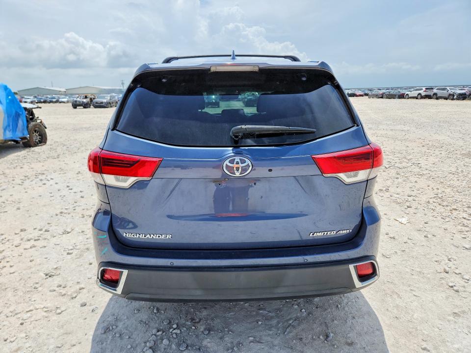 2019 Toyota Highlander VIN 5TDDZRFH1KS979360 COPART salvage auction — SIDE, Tx - Salvage Vehicle Title, sold $4,250 on 2026-07-30 (photo 6)