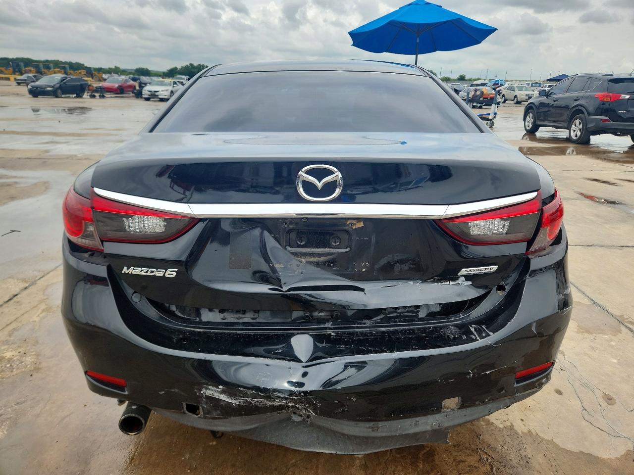 2016 Mazda 6 VIN JM1GJ1U51G1439512 COPART salvage auction — Front End, MT - CERTIFICATE OF TITLE, sold $600 on 2026-07-09 (photo 6)