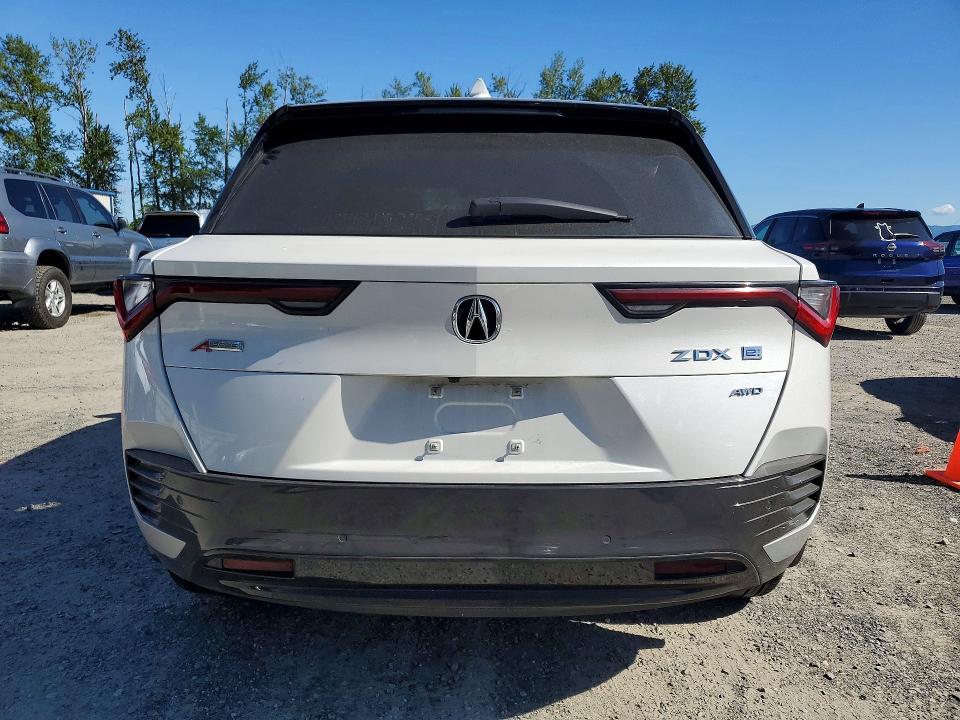 2024 Acura Zdx VIN 4W5KHNRL3RZ505196 COPART salvage auction — FRONT END, WA - BILL OF SALE, sold $14,600 on 2026-08-17 (photo 6)