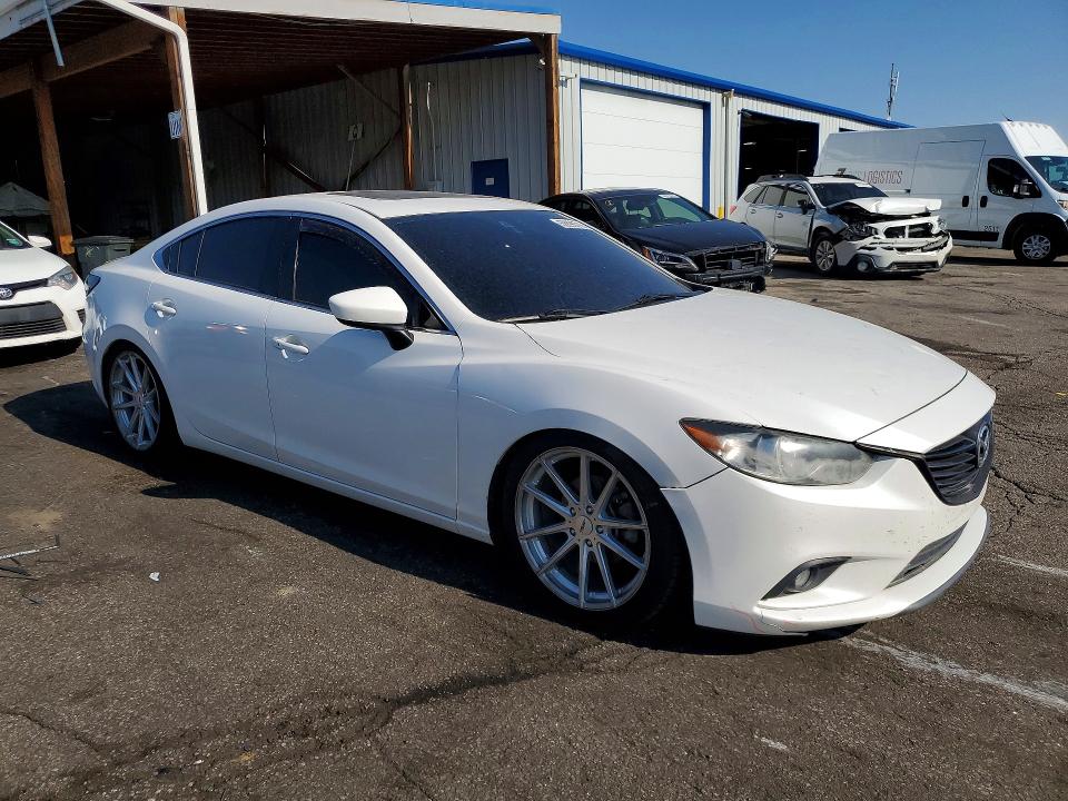 2015 Mazda 6 VIN JM1GJ1W53F1193199 COPART salvage auction — HAIL, Co - Certificate Of Title, sold $275 on 2026-07-28 (photo 4)