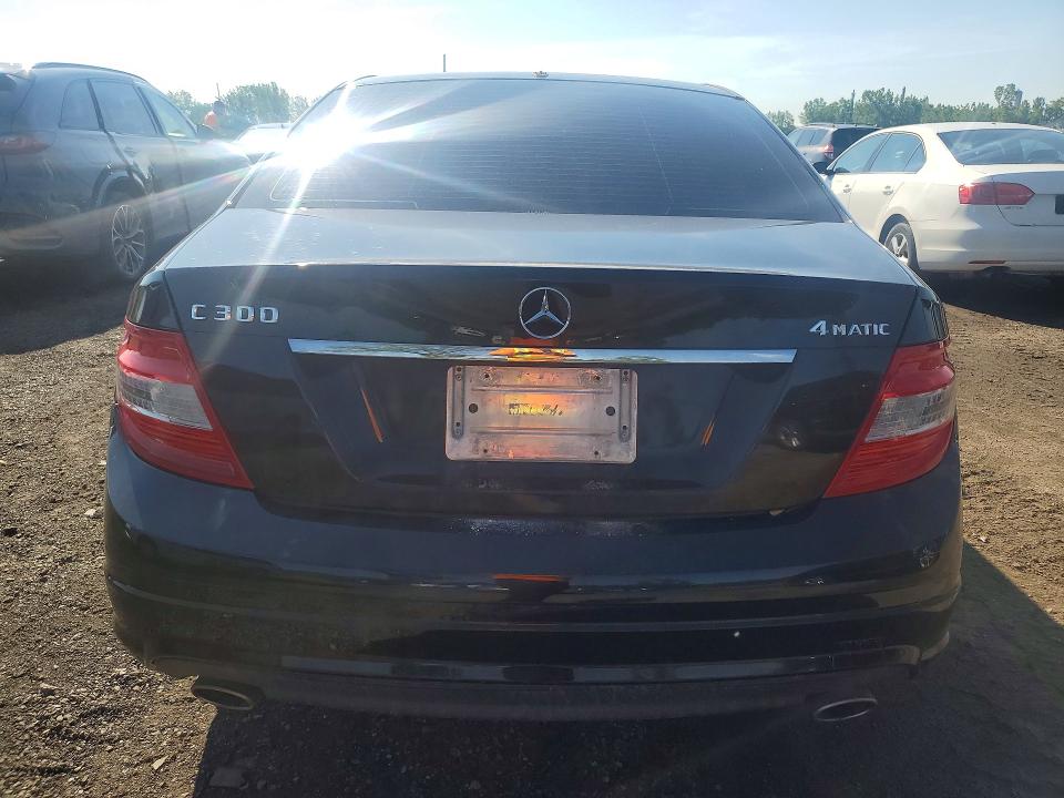 2009 Mercedes-benz C-klasse VIN WDDGF81X89F327057 COPART salvage auction — WATER/FLOOD, Qc - Irrecuperable, sold $650 on 2026-08-11 (photo 6)