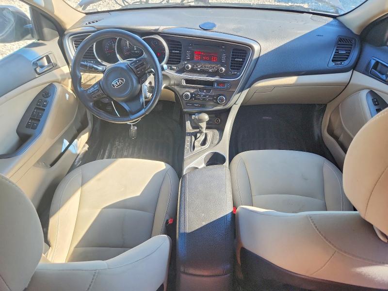 2014 Kia Optima VIN 5XXGM4A71EG281186 COPART salvage auction — FRONT END, Il - Salvage Certificate, sold $525 on 2026-07-16 (photo 8)