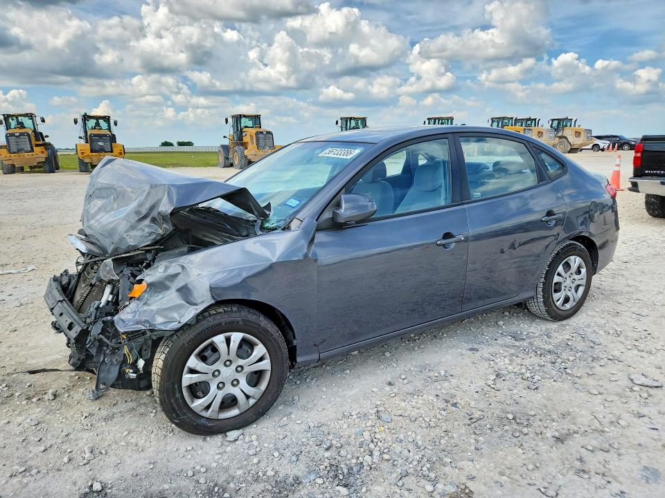 2009 Hyundai Elantra VIN KMHDU46D59U697626 COPART salvage auction — FRONT END, Tx - Salvage Vehicle Title, sold $200 on 2026-07-02 (photo 1)