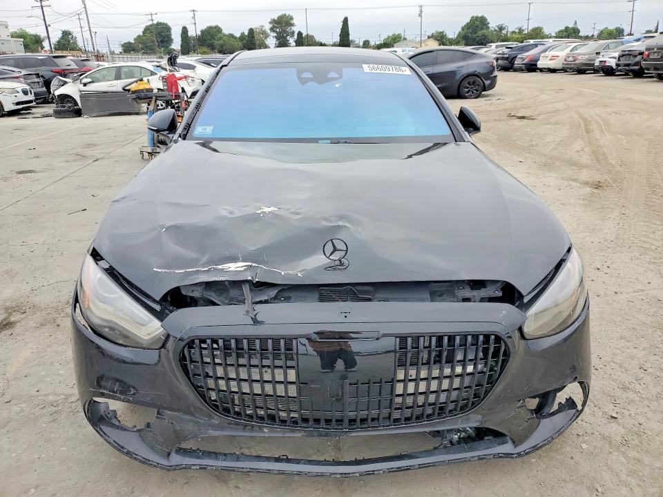 2021 Mercedes-benz S class VIN W1K6G7GB1MA035044 COPART salvage auction — FRONT END, Ma - Dis/Dlr/Exp Only Salvage Title, sold $32,500 on 2026-07-02 (photo 5)