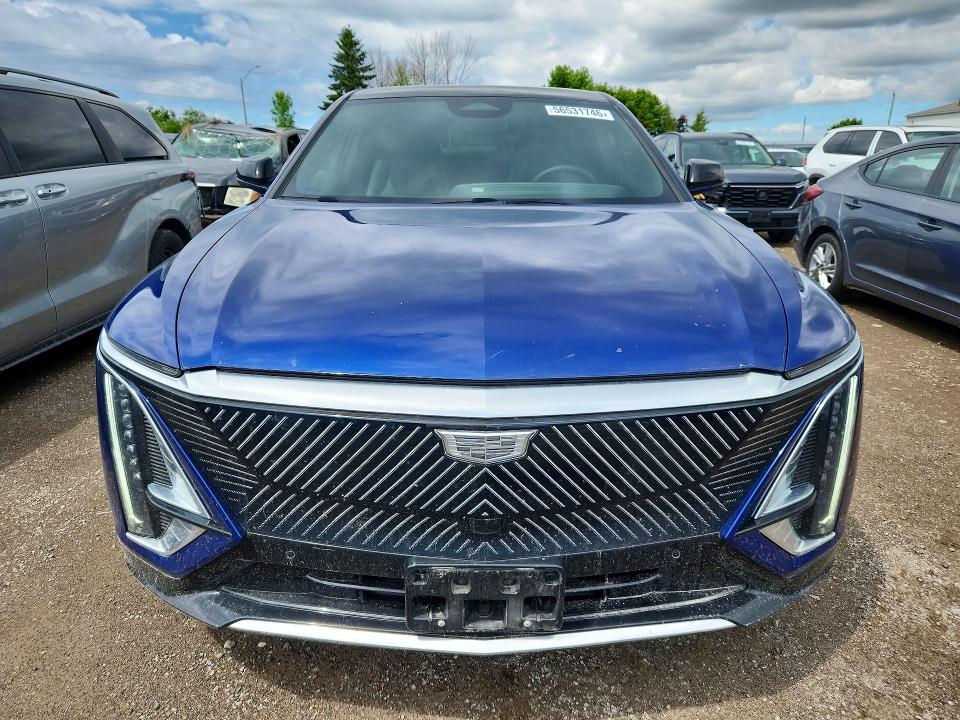 2024 Cadillac Lyriq VIN 1GYKPMRK7RZ107744 COPART salvage auction — REAR END, ON - PERMIT SALVAGE, sold $16,950 on 2026-08-18 (photo 5)