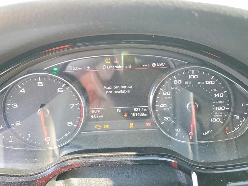 2011 Audi A8 VIN WAURVAFD1BN019958 COPART salvage auction — FRONT END, KY - CERT OF TITLE-SALVAGE (P), sold $550 on 2026-07-02 (photo 9)