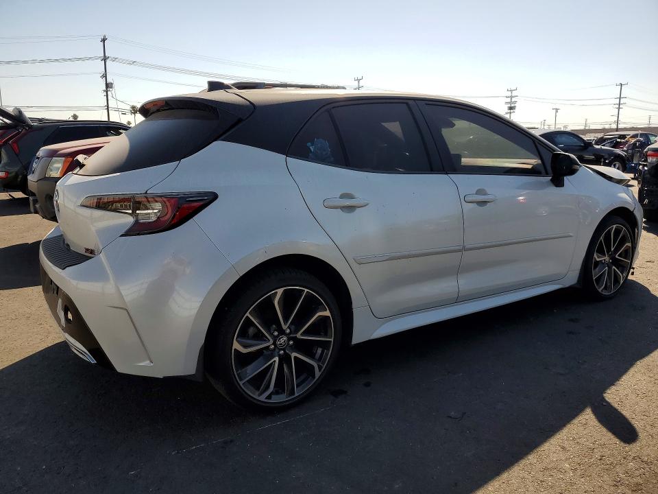 2021 Toyota Corolla VIN JTNC4MBE7M3144193 COPART salvage auction — FRONT END, Ca - Salvage Certificate, sold $5,100 on 2026-07-29 (photo 3)