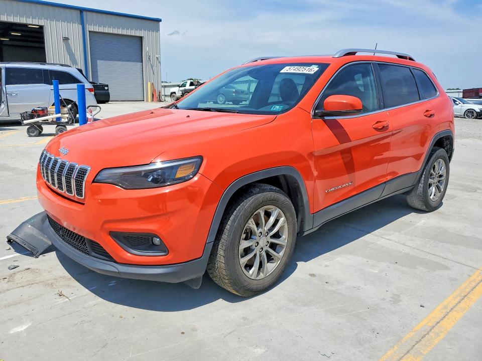 2021 Jeep Cherokee VIN 1C4PJMLB0MD114627 COPART salvage auction — FRONT END, Pa - Certificate Of Salvage, sold $2,350 on 2026-07-02 (photo 1)