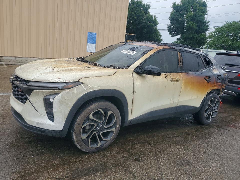 2025 Chevrolet Trax VIN KL77LJEP3SC185628 COPART salvage auction — BURN, OH - CERT OF TITLE-SALVAGE, sold $1,950 on 2026-07-10 (photo 1)