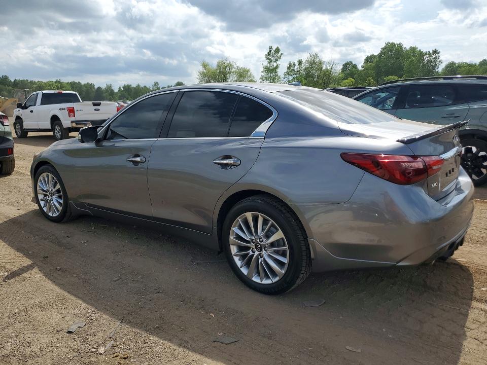 2021 Infiniti Q50 VIN JN1EV7BR9MM752101 COPART salvage auction — MINOR DENT/SCRATCHES, Oh - Cert Of Title-Rebuilt Salvage (P), sold $9,800 on 2026-07-27 (photo 2)