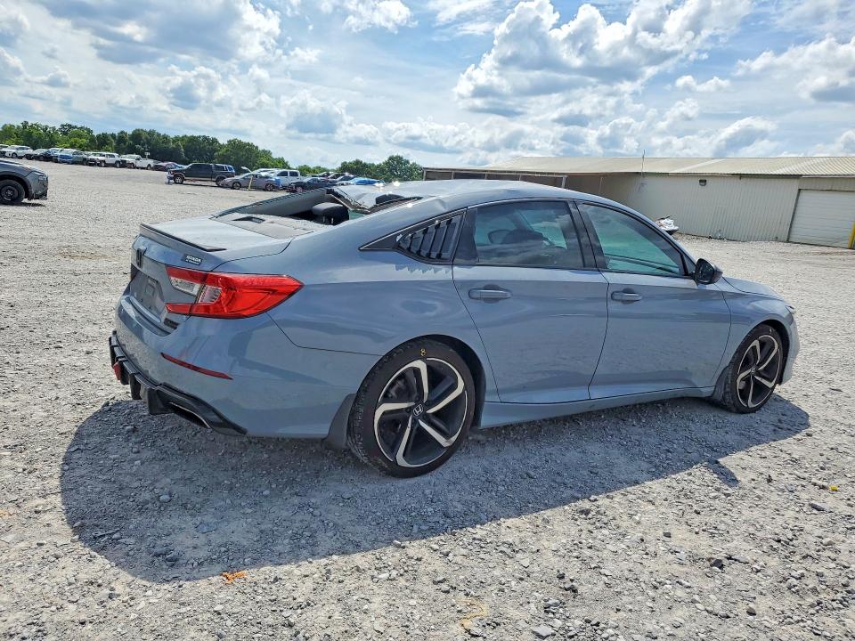 2021 Honda Accord VIN 1HGCV1F40MA073658 COPART salvage auction — ROOF, TN - SALVAGE CERTIFICATE, sold $7,600 on 2026-07-28 (photo 3)