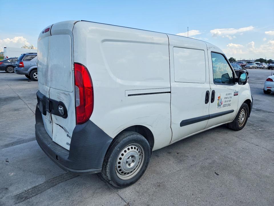 2020 Ram Promaster city VIN ZFBHRFAB4L6P85459 COPART salvage auction — WATER/FLOOD, La - Cert Of Title-Salvage Flood, sold $700 on 2026-08-12 (photo 3)