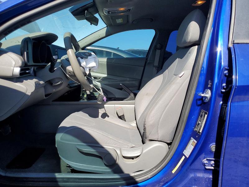 2021 Hyundai Elantra VIN 5NPLM4AG8MH036418 COPART salvage auction — FRONT END, Ca - Salvage Certificate, sold $300 on 2026-07-14 (photo 7)