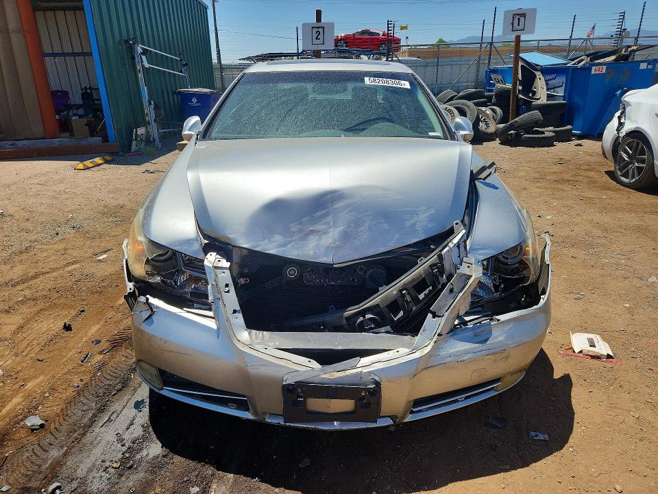 2009 Acura Rl VIN JH4KB26659C002542 COPART salvage auction — FRONT END, Co - Dis/Dlr/Exp Only Clean Title, sold $275 on 2026-07-06 (photo 5)