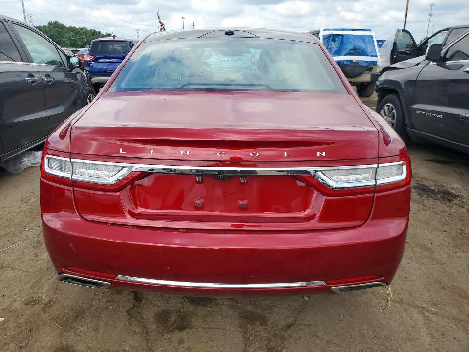 2017 Lincoln Continental VIN 1LN6L9TK3H5617504 COPART salvage auction — FRONT END, Mi - Certificate Of Title, sold $1,650 on 2026-07-24 (photo 6)