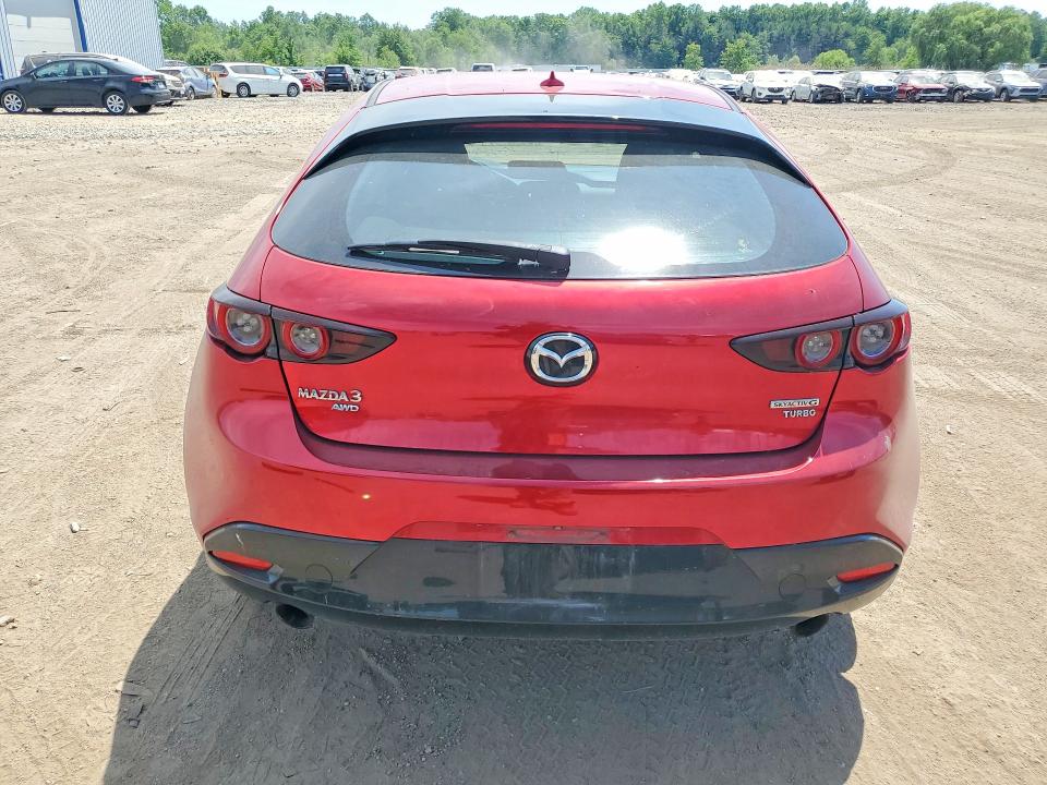 2021 Mazda 3 VIN JM1BPBJY4M1335198 COPART salvage auction — HAIL, Oh - Cert Of Title-Salvage, sold $7,400 on 2026-07-02 (photo 6)