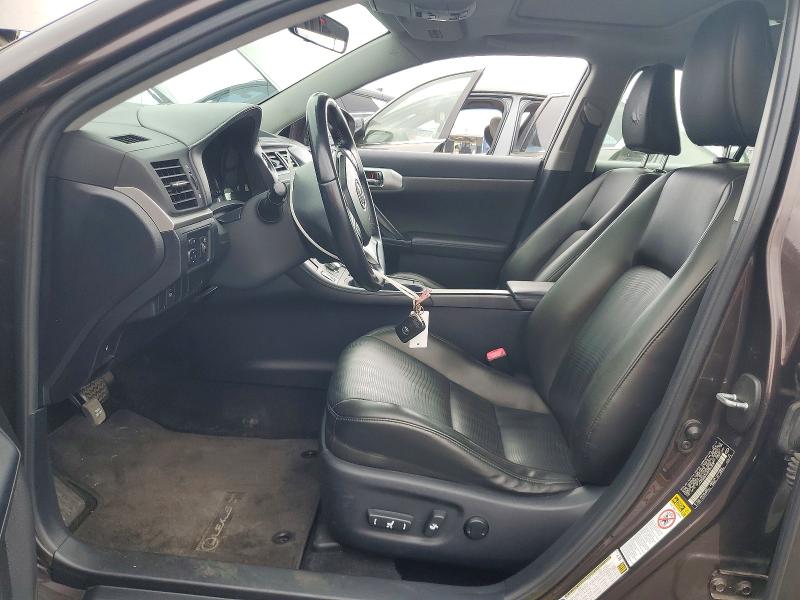 2012 Lexus Ct VIN JTHKD5BH6C2090453 COPART salvage auction — FRONT END, Ca - Salvage Certificate, sold $250 on 2026-07-27 (photo 7)