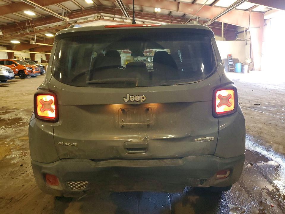 2020 Jeep VIN ZACNJBBB6LPL89848 COPART salvage auction — FRONT END, Mi - Certificate Of Title, sold $3,800 on 2026-07-17 (photo 6)