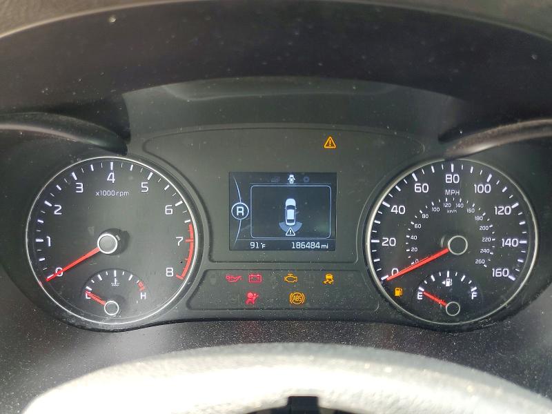 2016 Kia Optima VIN 5XXGT4L37GG111558 COPART salvage auction — FRONT END, Tx - Bonded Title - Salvage, sold $150 on 2026-07-28 (photo 9)
