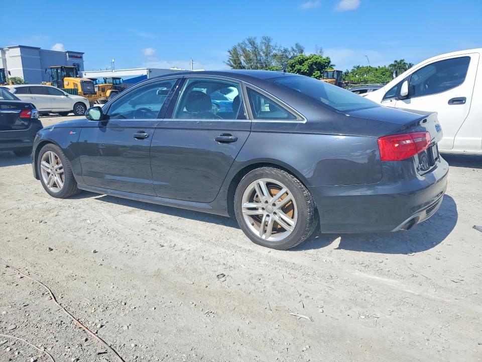 2012 Audi A6 VIN WAUBGAFC0CN006056 COPART salvage auction — WATER/FLOOD, Nj - Cert Of Title-Salvage (P), sold $2,000 on 2026-07-10 (photo 2)