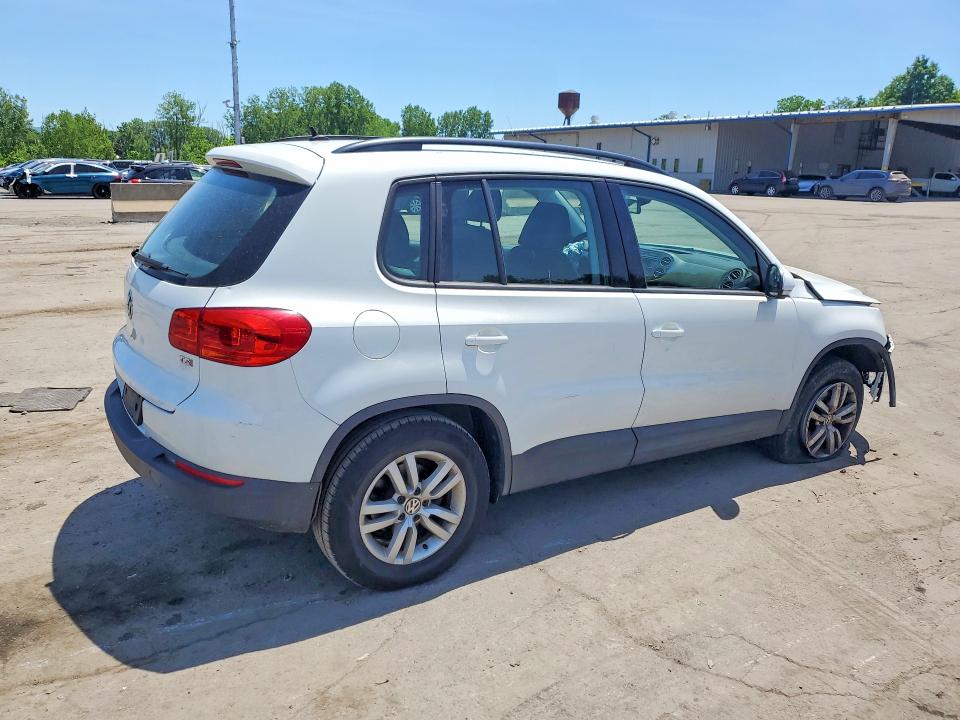 2016 Volkswagen Tiguan VIN WVGAV7AX6GW570176 COPART salvage auction — FRONT END, Ny - Mv-907A Salvage Certificate, sold $950 on 2026-07-07 (photo 3)