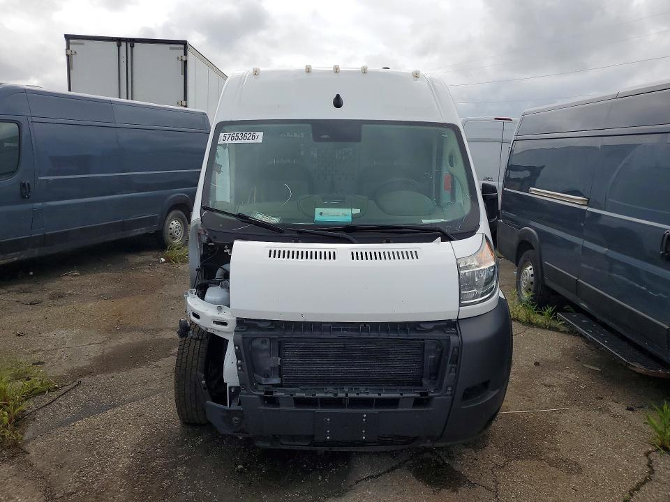2022 Ram Promaster 2500 VIN 3C6LRVCG1NE107900 COPART salvage auction — FRONT END, Mi - Scrap Certificate Of Title, sold $2,750 on 2026-07-09 (photo 5)