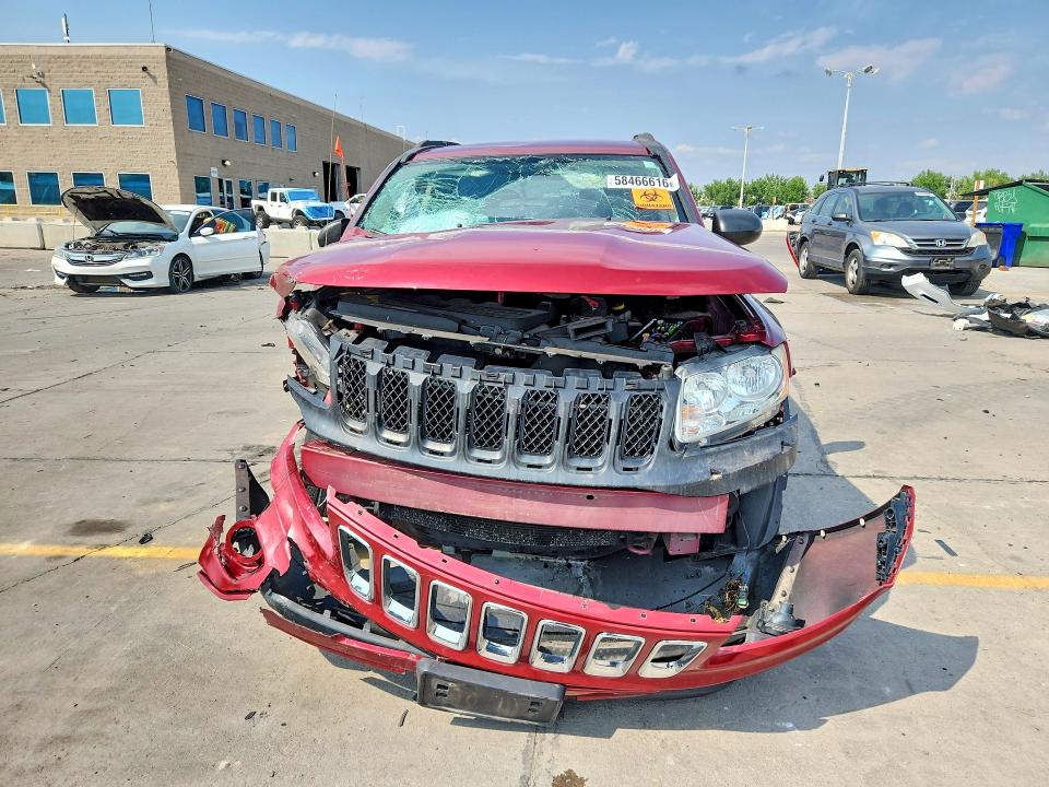 2014 Jeep VIN 1C4NJDBB0ED879797 COPART salvage auction — FRONT END, CO - PUBLIC - SALVAGE TITLE, sold $400 on 2026-08-03 (photo 5)