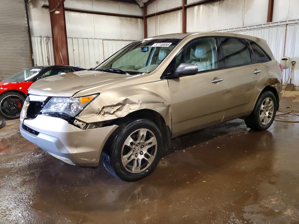 2008 Acura Mdx VIN 2HNYD28328H529050 COPART salvage auction — FRONT END, Mi - Cert Of Title-Rebuilt Salvage, sold $200 on 2026-07-31 (photo 1)