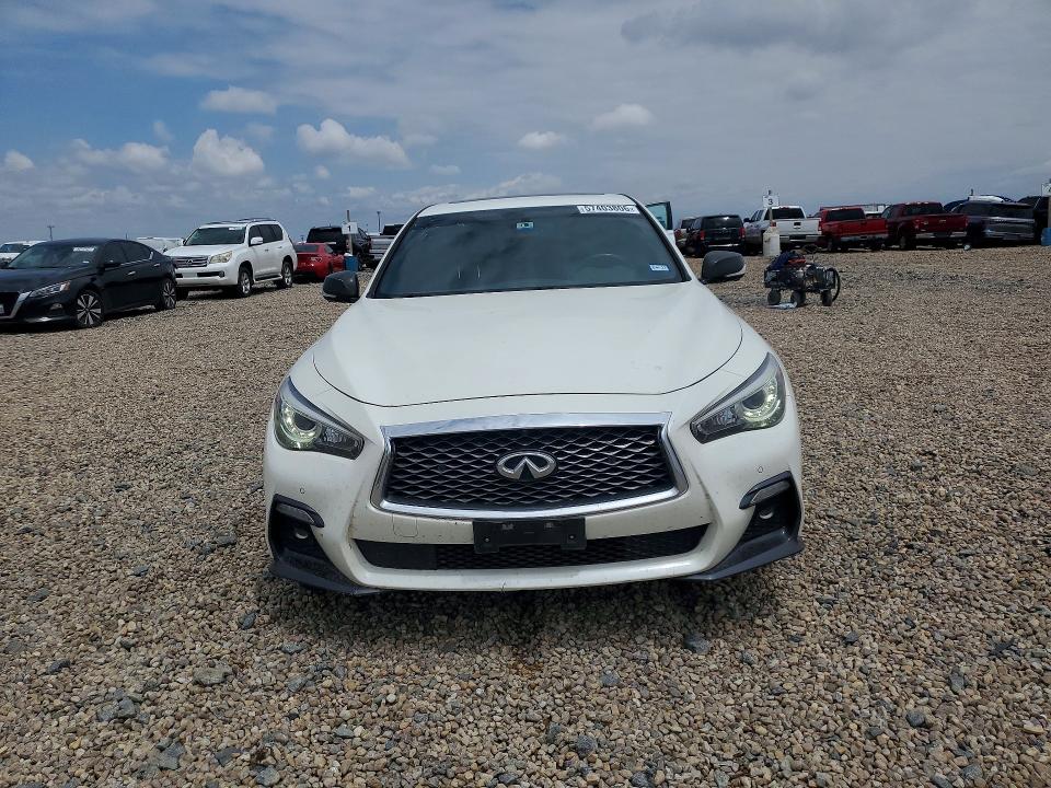 2019 Infiniti Q50 VIN JN1FV7ARXKM800515 COPART salvage auction — REAR END, Tx - Salvage Vehicle Title, sold $8,800 on 2026-07-14 (photo 5)