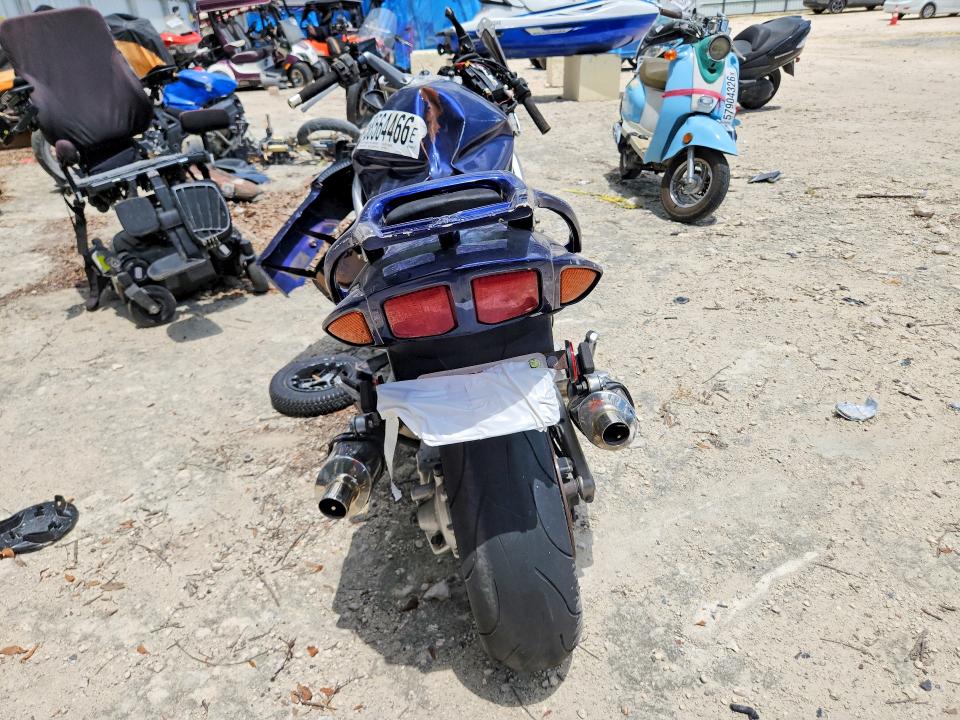 2005 Yamaha Fjr 1300 VIN JYARP09E95A001498 COPART salvage auction — FRONT END, FL - CERT OF TITLE SLVG REBUILDABLE, sold $125 on 2026-07-09 (photo 4)