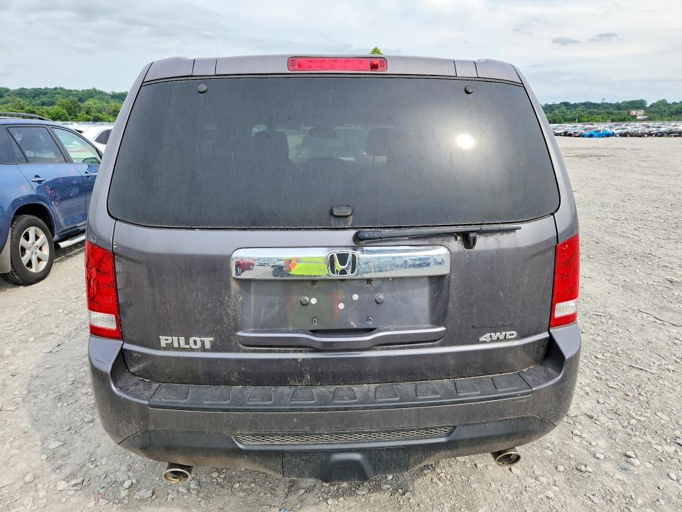 2014 Honda Pilot VIN 5FNYF4H5XEB055492 COPART salvage auction — FRONT END, Mo - Salvage Certificate Of Title, sold $4,750 on 2026-08-03 (photo 6)