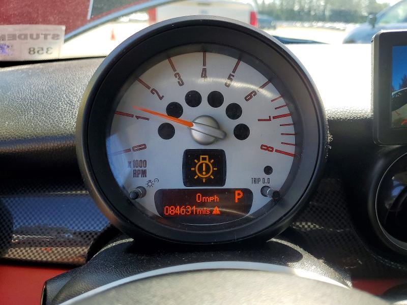 2012 Mini Cooper VIN WMWSV3C51CT385667 COPART salvage auction — FRONT END, Wa - Cert Of Ownership-Rebuilt, sold $525 on 2026-07-03 (photo 9)