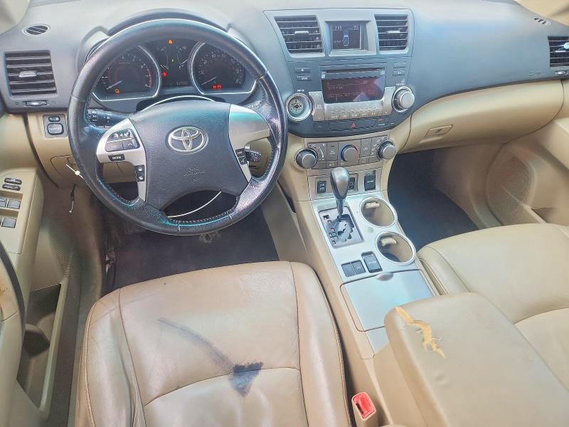 2012 Toyota Highlander VIN 5TDZK3EH2CS050529 COPART salvage auction — FRONT END, Tx - Certificate Of Title (P), sold $6,100 on 2026-07-30 (photo 8)