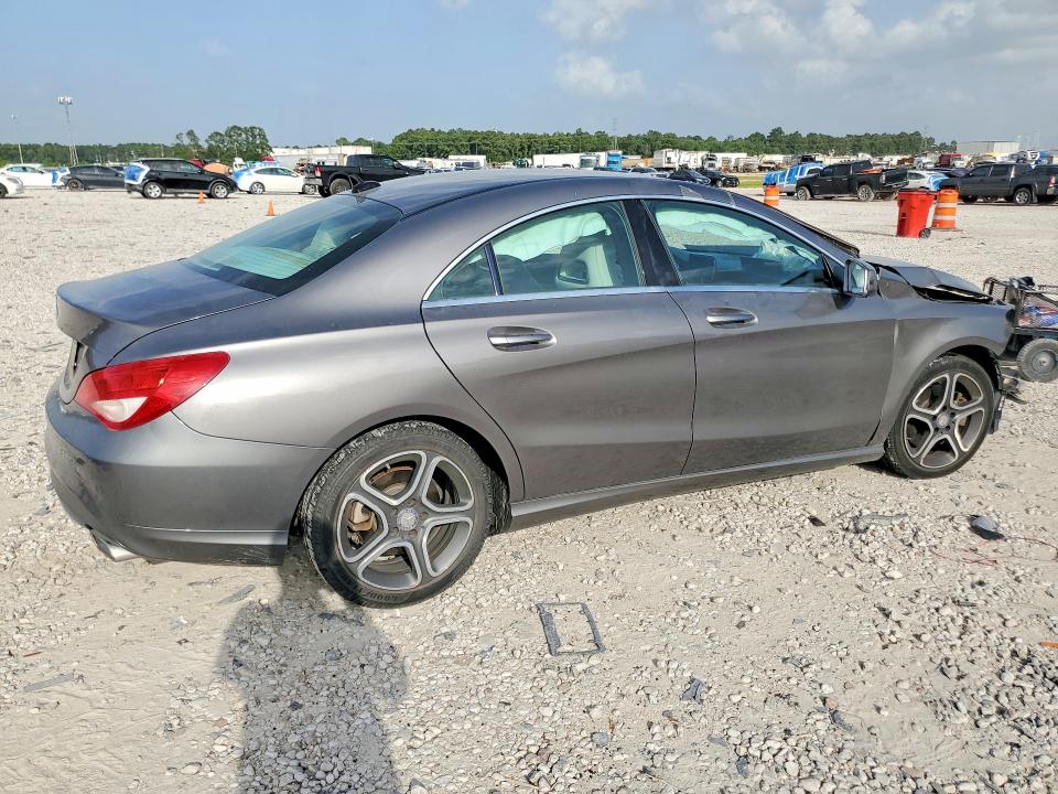 2014 Mercedes-benz Cla-klasse VIN WDDSJ4EB4EN145064 COPART salvage auction — FRONT END, TX - SALVAGE VEHICLE TITLE, sold $700 on 2026-08-14 (photo 3)