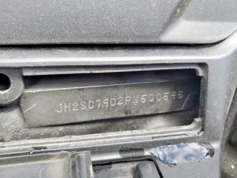 2023 Honda VIN JH2SC7902PK500596 COPART salvage auction — FRONT END, Il - Salvage Certificate, sold $8,500 on 2026-07-22 (photo 8)