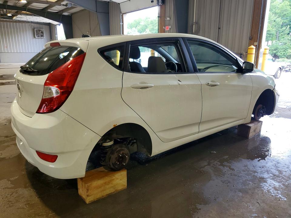 2015 Hyundai Accent VIN KMHCT5AE1FU216318 COPART salvage auction — VANDALISM, WV - CERTIFICATE OF TITLE, sold $425 on 2026-07-16 (photo 3)